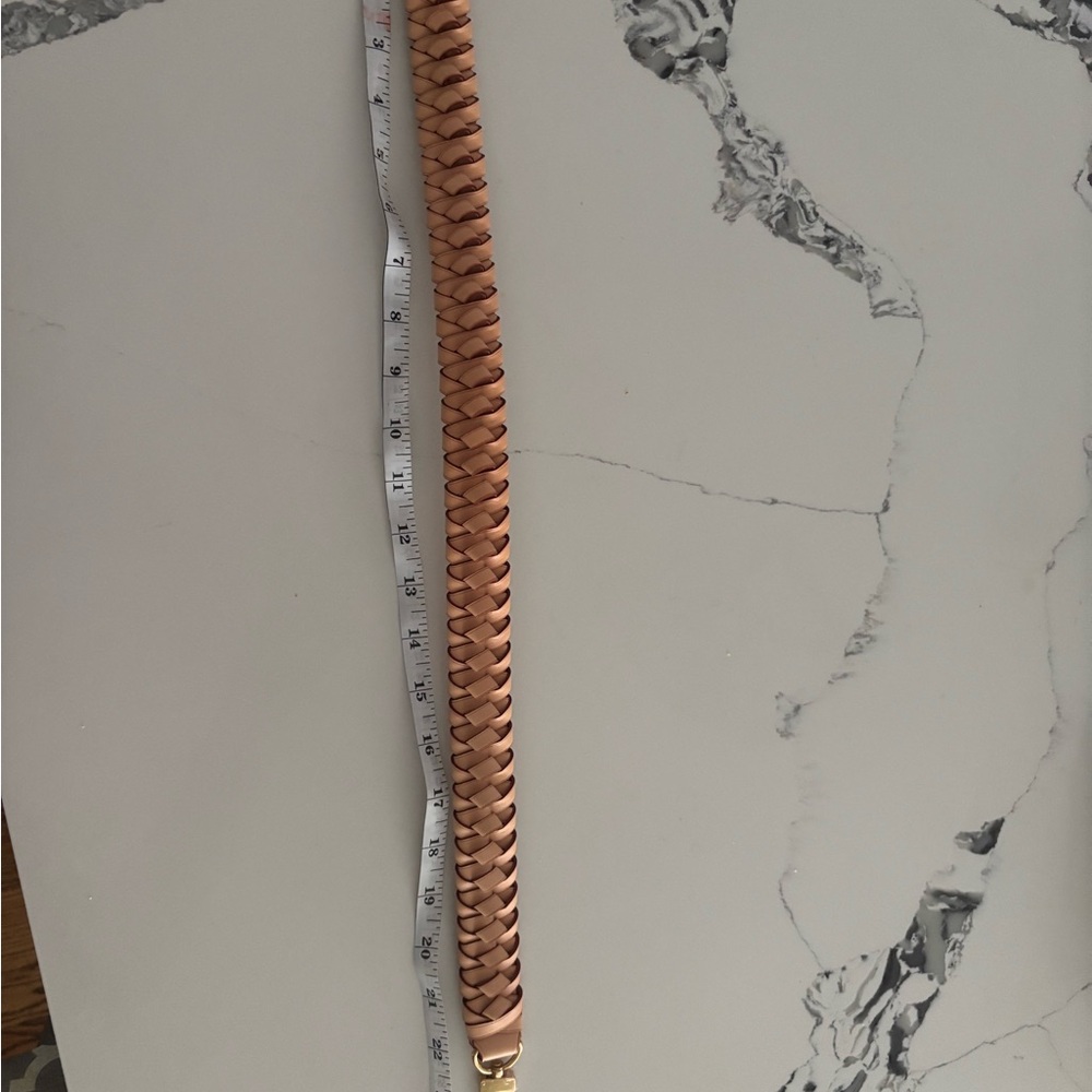 Braided Tan Shoulder Bag Strap
